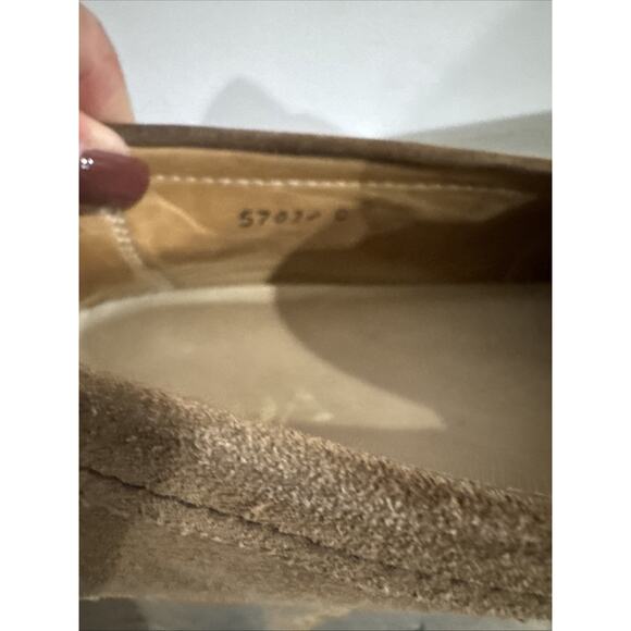 Prada Suede & Alligator/Crocodile Trim Loafers Shoes Size 10 - Picture 5 of 16